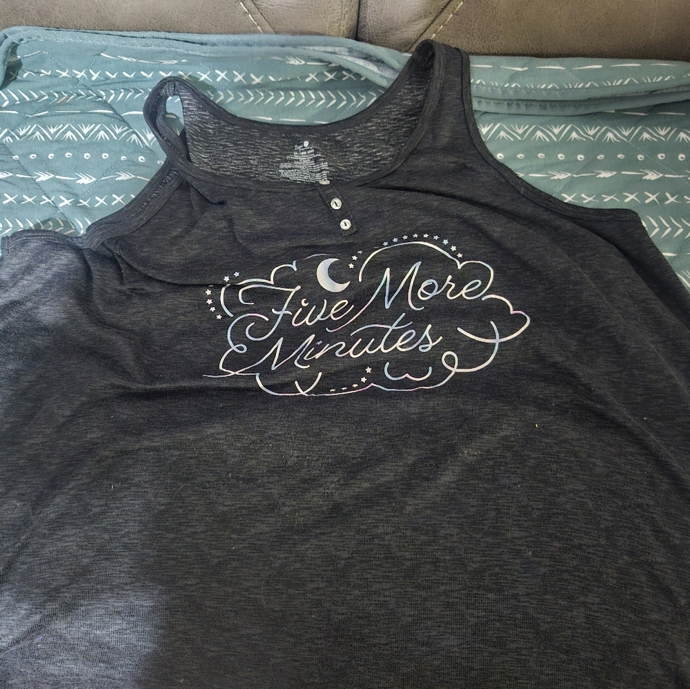 5 more minutes 2xl Pj Top